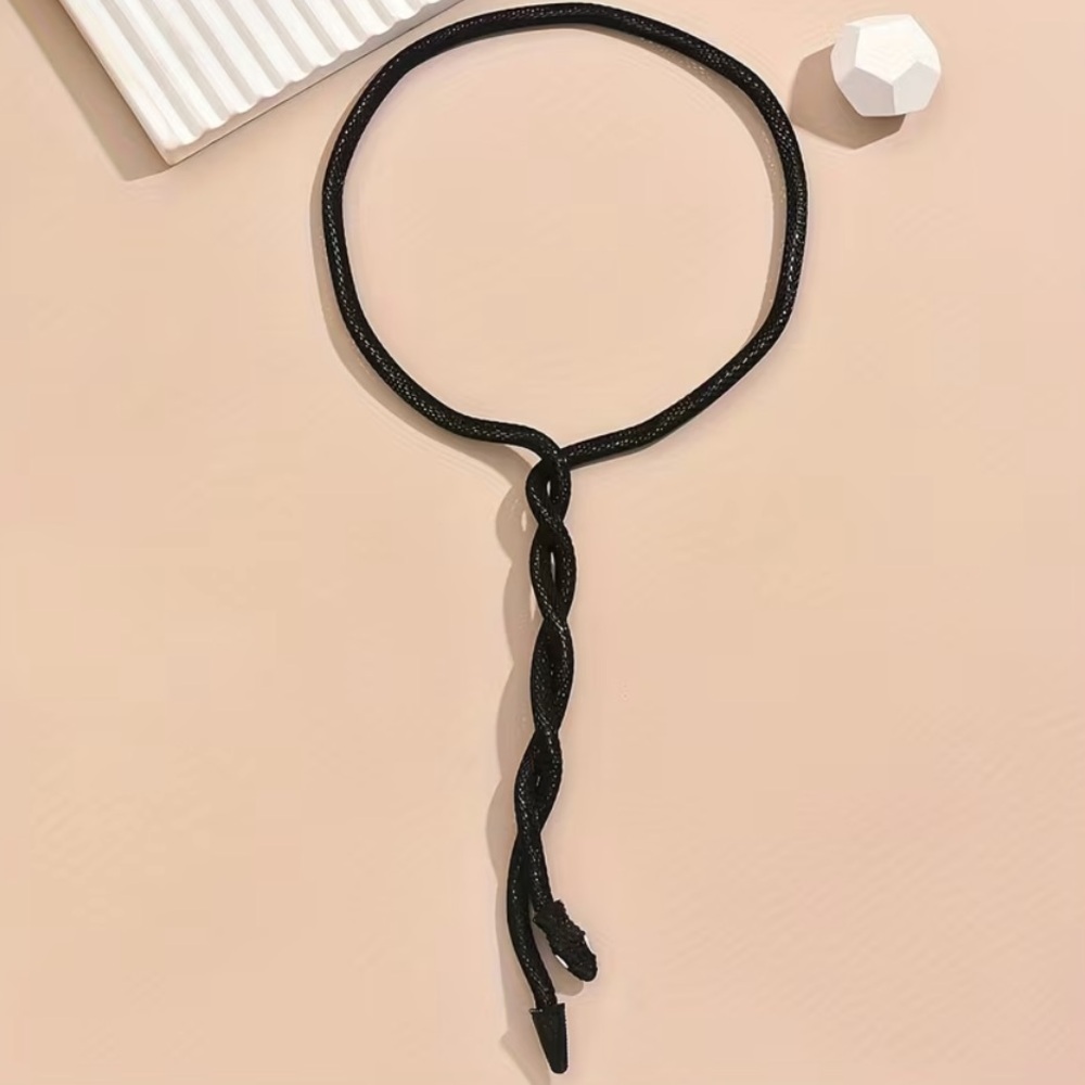 Black Snake Bendable Women’s Necklace, Arm Band Jewelry New In Packaging - Picture 6 of 7